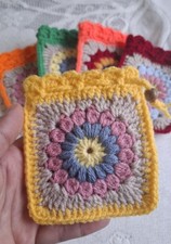 Crochet Pouch, Granny Square