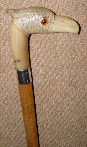 Antique walking stick - stick, cane