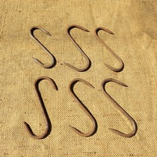 6 x Vintage Old Rusty Butchers