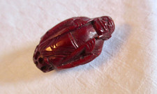 Antique, Oriental miniature carved Buddha Hedaio nut, bead, Chinese