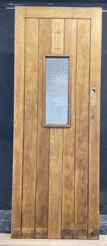 Solid oak cottage front door - cottage,