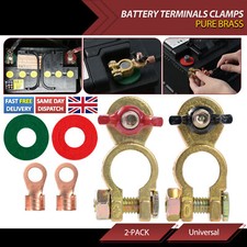 2x Solid Brass Battery