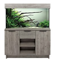 Ex Display Aqua One Oakstyle Urban 230L Oak Fish Tank Aquarium LED Lighting 4ft