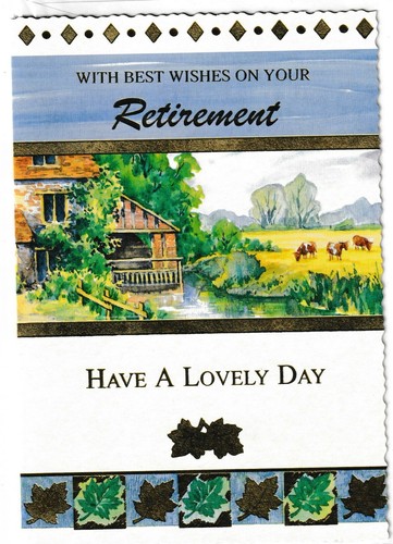 Retirement greeting card - retirement,
