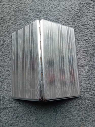 Vintage cigarette case art - case,