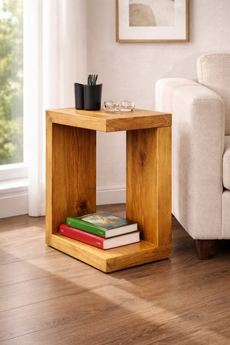 Side handmade rustic wooden - side,
