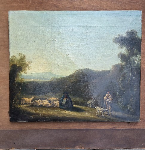 18th century oil painting - oil,