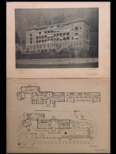 LOCARNO, HOTEL ESPLANADE - 1919 - 4 LARGE BOARDS, HANAUER, WITSCHI