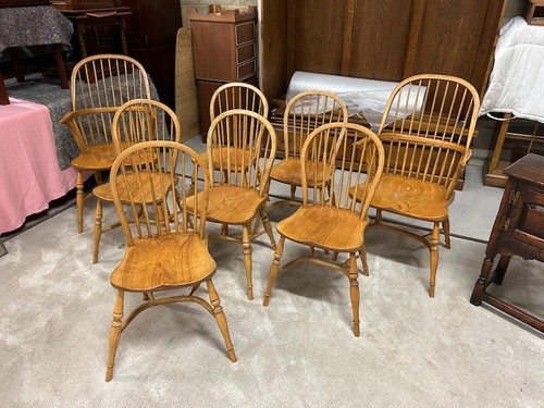 Eight vintage windsor dining - windsor,