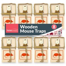 8 Wooden Mouse Traps
