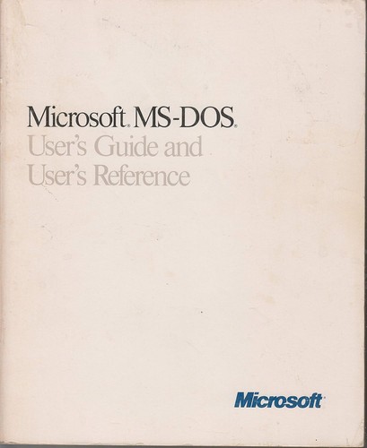Microsoft dos user - microsoft, guide