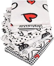 CraftsFabrics 8pcs/lot Black &