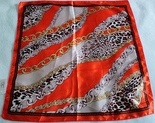 Luxury neck square silk