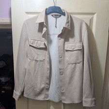 Zara Pocket Overshirt Taupe