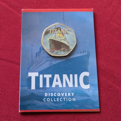 50p shaped titanic - titanic,