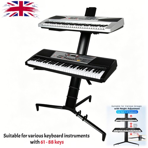 Tier electronic piano stand - 2-tier,