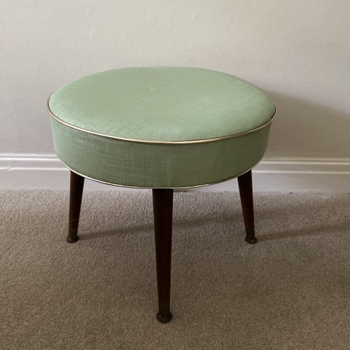 Vintage retro round stool - vintage,