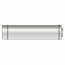 Grant Round Low Level Balanced Flue Yellow System Extension 450mm X200M (FL1)