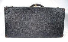 VINTAGE BLACK LEATHERETTE EVER STAR MAD MEN LARGE BRIEFCASE MOVIE PROP SUIT CASE