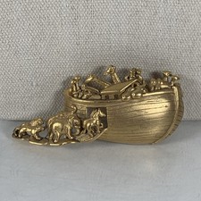 Vintage AJC Noahs Ark Brooch