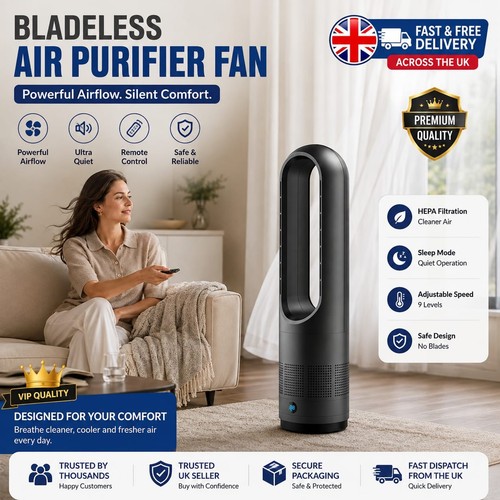 Bladeless tower fan - bladeless, 40w