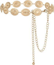 Western Gold Metal Concho