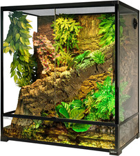 Large Tall Glass Reptile Tank