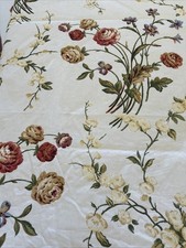 Vintage Zoffany Screen Printed Fabric Cranborne 1996 Cotton 3m 40cm X 140cm