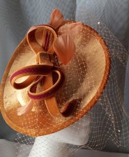 Velour Fascinator Hat in