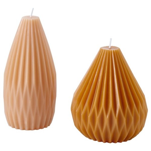 Unscented pillar candles set - pillar,