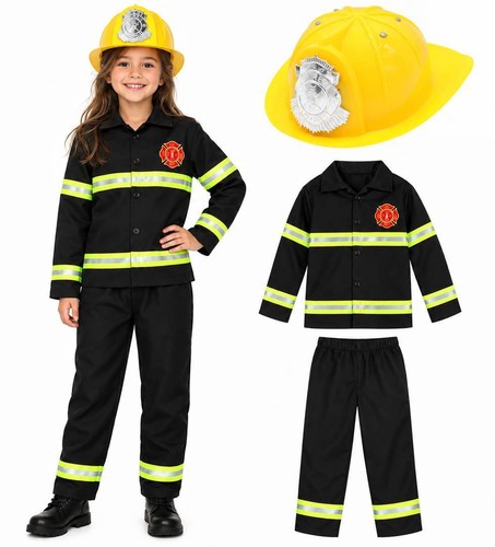Girls fireman fancy dress - girls,