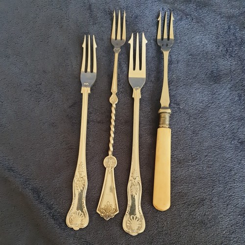 Vintage epns pickle forks - vintage,