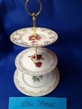 Vintage 3 tier china cake