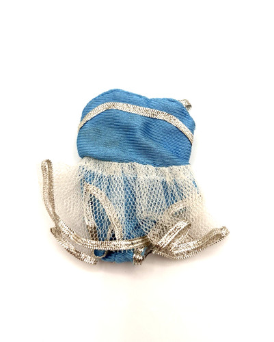 Vtg blue silver metallic - blue,