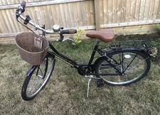 Compass Ladies City Bicycle 6 Gear Black22” Rim Wheels 18” Frame