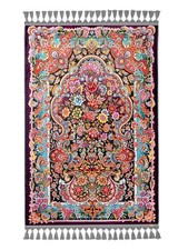Luxury Floral Prayer Rug Silky