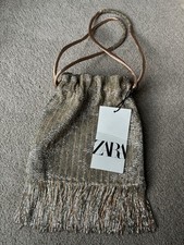 Zara Beaded Bucket Bag -