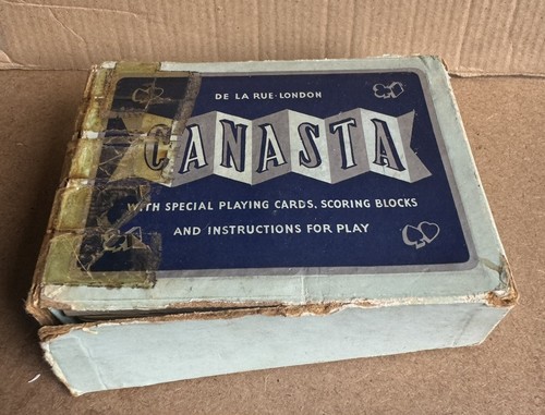 Vintage rare canasta playing - vintage,
