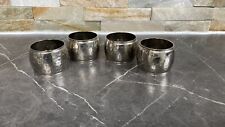 Set Of 4 vintage Silver metal