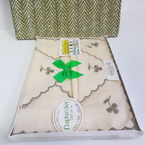 Irish linen napkin set