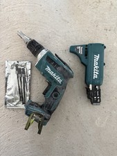 Makita DFS452 18V Brushless Drywall Screw Gun with Auto-Feed Attachment  used