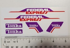 Tonka Federal Express Stickers