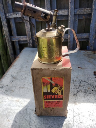 Vintage sievert 538 blowlamp - vintage,