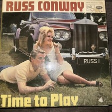 Russ Conway Time To Play 1966 LP Album Vinyl Record 1950s 1960s Pub Piano Music