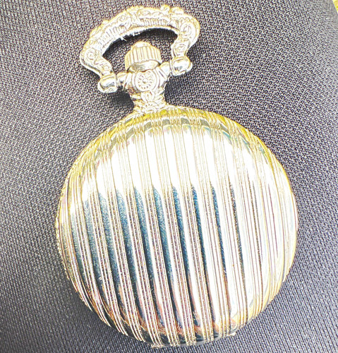 Silver tone full hunter quartz - silver,