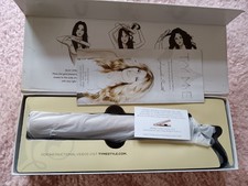 Tyme Hair Curling Iron, Straightener, and Styler Gold Plates With Box