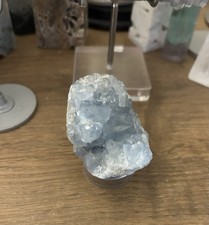 Light blue celestite cluster - celestite,