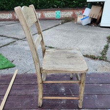Small wooden chapel/child's chair