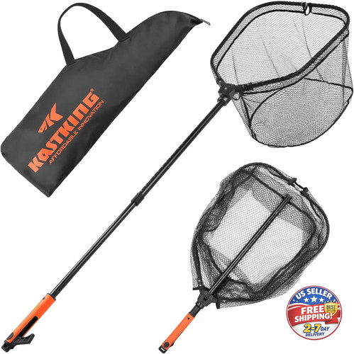 Folding landing net extendable - landing,