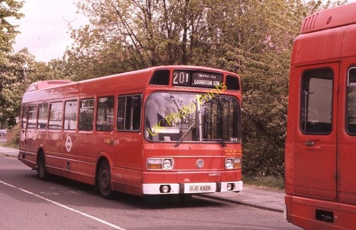 35mm slide bus london - bus,